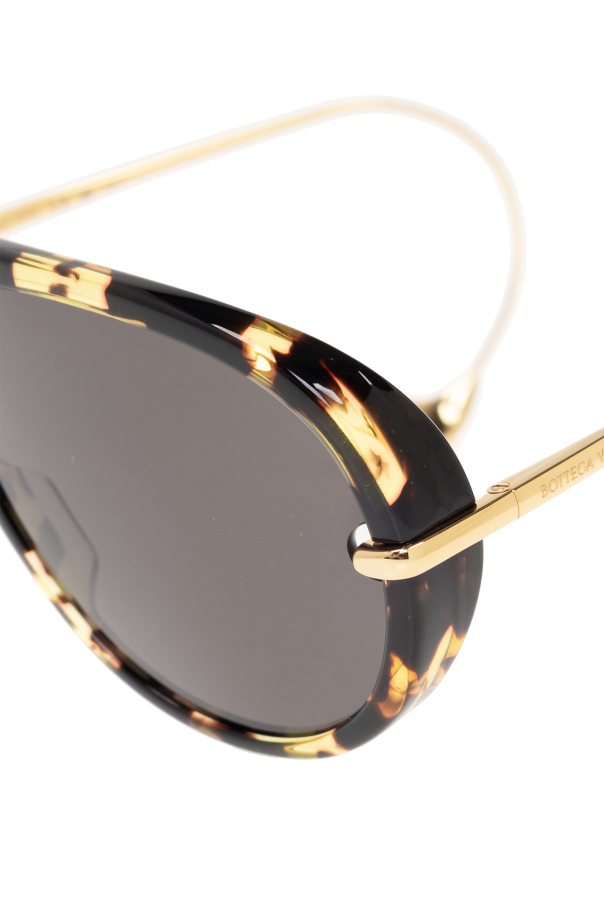 Bottega Veneta Logo-engraved sunglasses